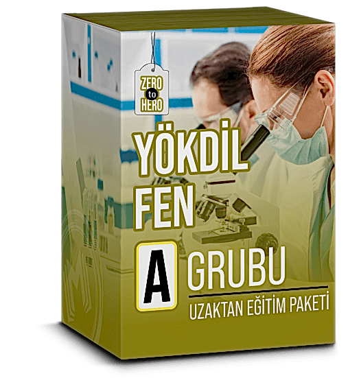 YÖKDİL FEN A Grubu Uzaktan Eğitim Paketi