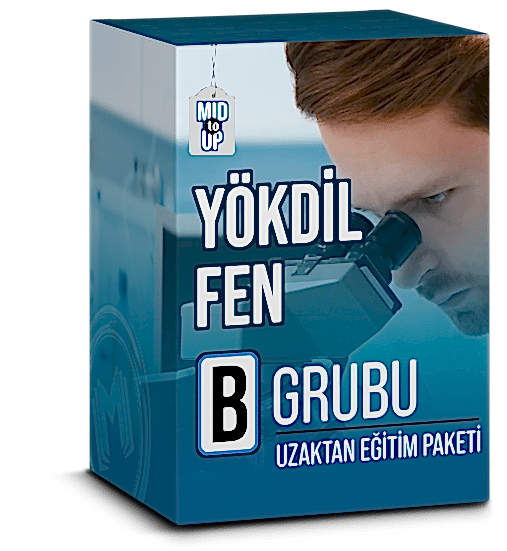 YÖKDİL FEN B Grubu Uzaktan Eğitim Paketi