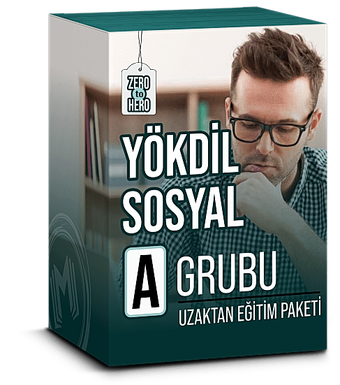 YÖKDİL SOSYAL A Grubu Uzaktan Eğitim Paketi