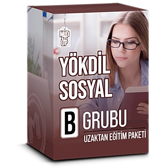 YÖKDİL SOSYAL B Grubu Uzaktan Eğitim Paketi