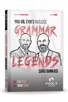 YKSDİL (YDT) - GRAMMAR LEGENDS - SORU BANKASI