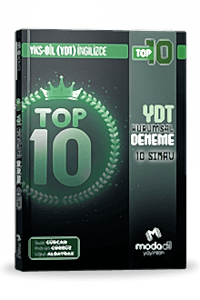 YKSDİL (YDT) - TOP 10 - KURUMSAL DENEME - 10 SINAV